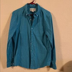 Original Penguin Men's Blue Casual Button-Down Shirt